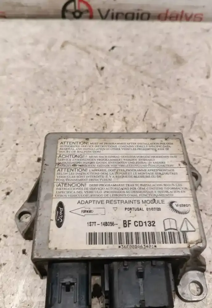 36F00BA63401 блок управління airbag (srs) Ford Mondeo Mk III 2001