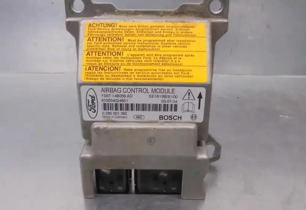 0285001392 блок управління airbag (srs) Ford Fiesta 2000