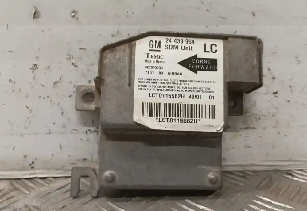 LCT0115562H блок управления AirBag (SRS) Opel Corsa C 2002