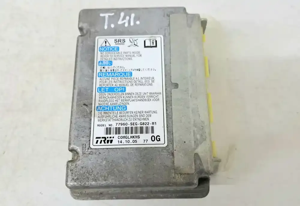 77960SEGG822M1 блок управління airbag (srs) Honda Accord 2006
