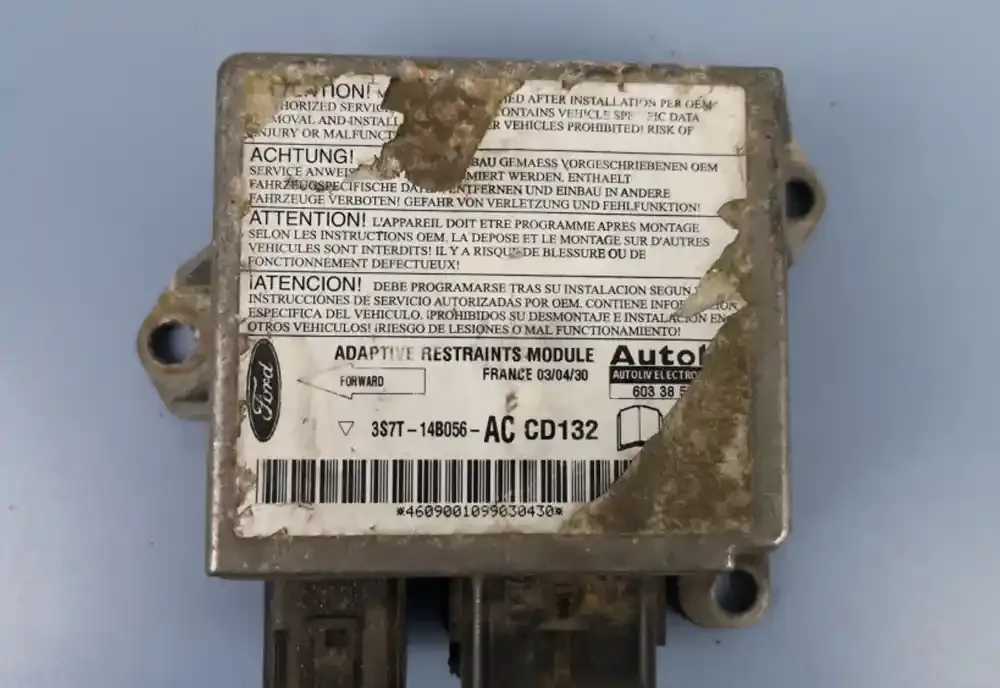 3S7T14B056ACCD132 блок управління airbag (srs) Ford Mondeo Mk III 2006