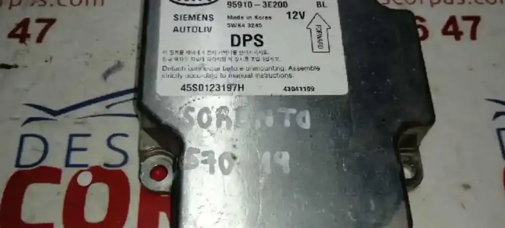 45S0123197H блок управління airbag (srs) KIA Sorento