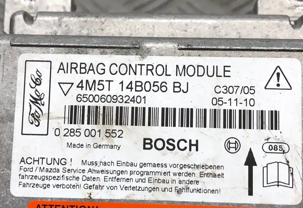 650060932401 блок управління airbag (srs) Ford Focus 2006