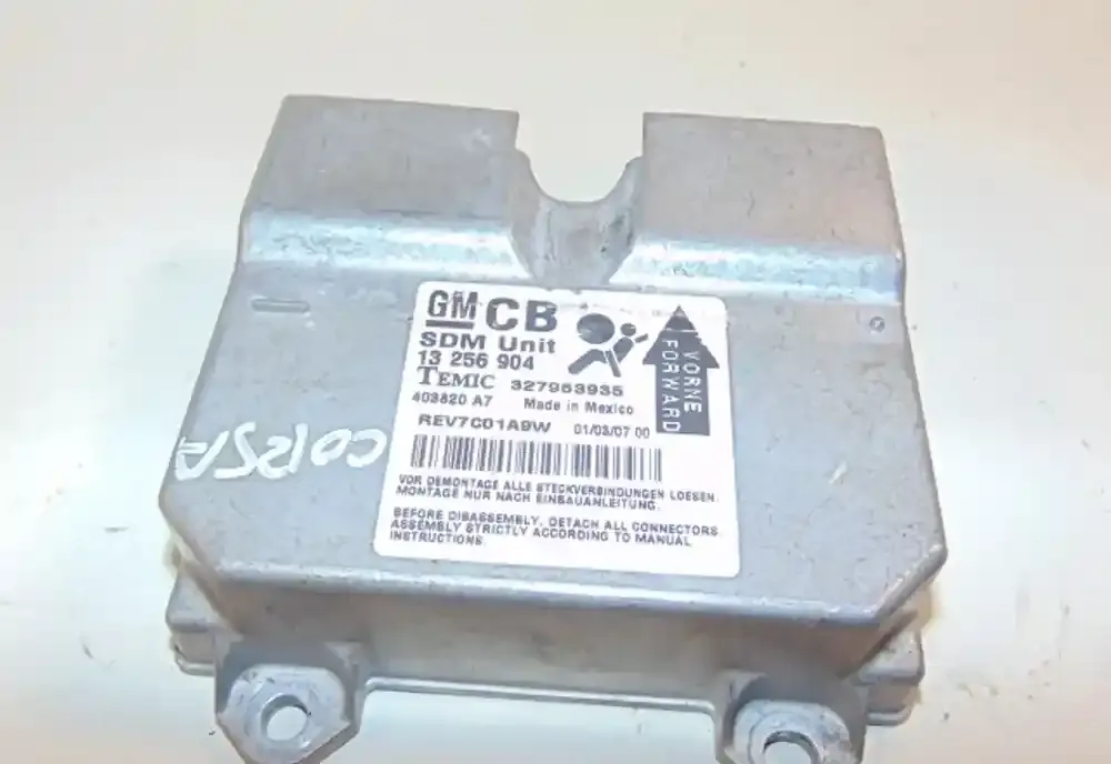93190742 блок управління airbag (srs) Opel Corsa D 2007