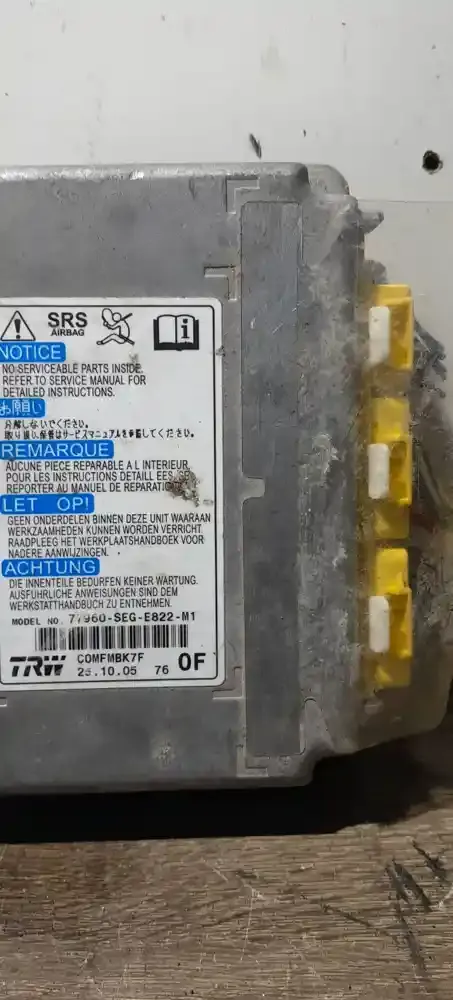 77960SEGE822M1 блок управління airbag (srs) Honda Accord 2004
