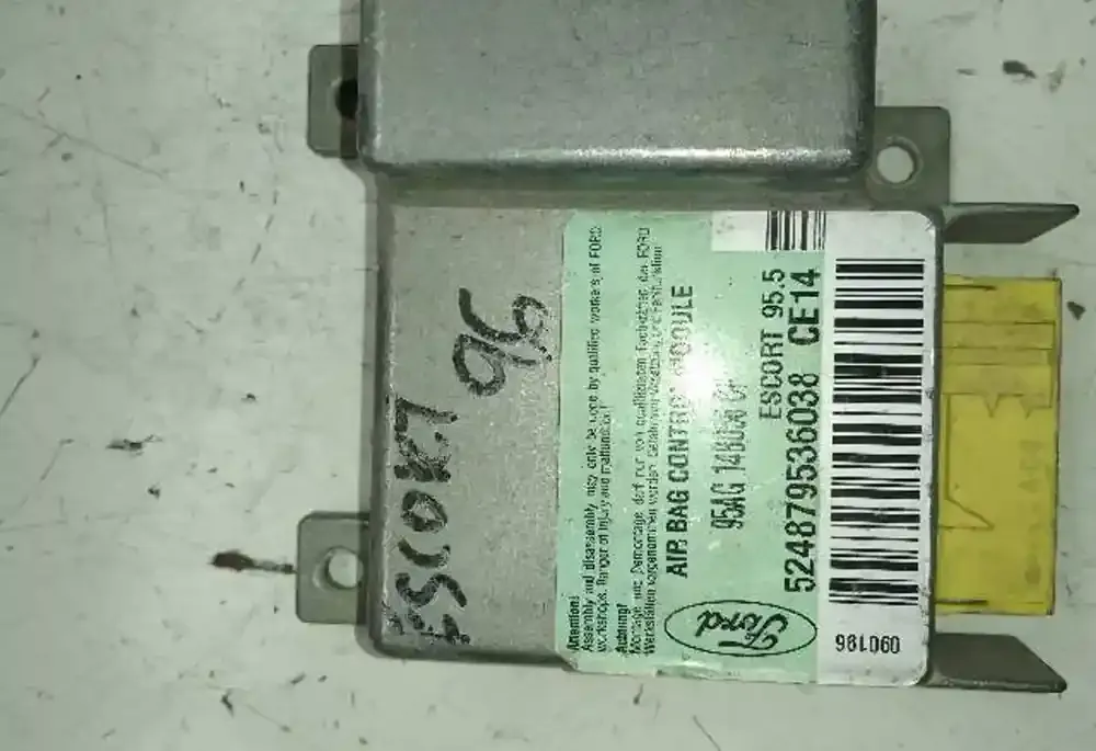 524879536038 блок управления AirBag (SRS) Ford Escort 1995