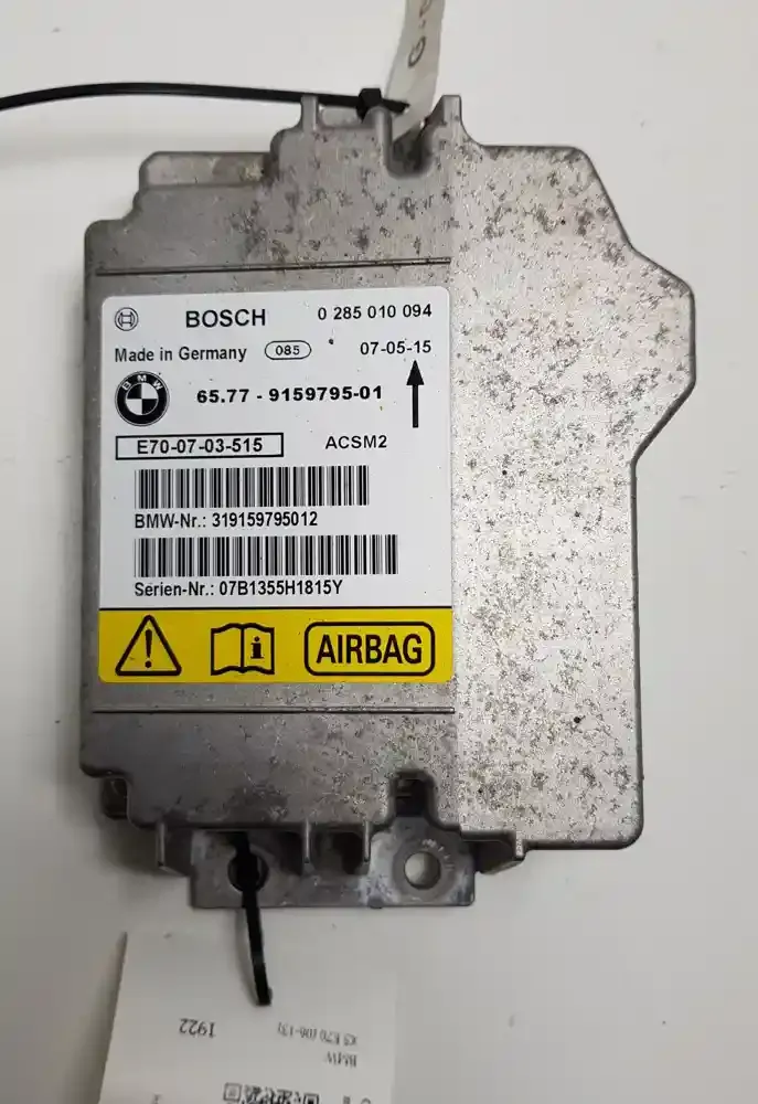 6577915979501 блок управління airbag (srs) BMW X5 E70 2007 6577915979501 блок управління airbag (srs) BMW X5 E70 2007
