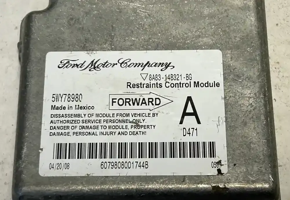 5WY78980 блок управління airbag (srs) Ford Flex 2008