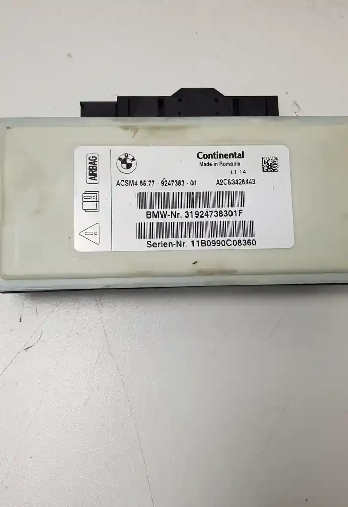 65779247383 блок управления AirBag (SRS) BMW X3 F25 2011 65779247383 блок управления AirBag (SRS) BMW X3 F25 2011