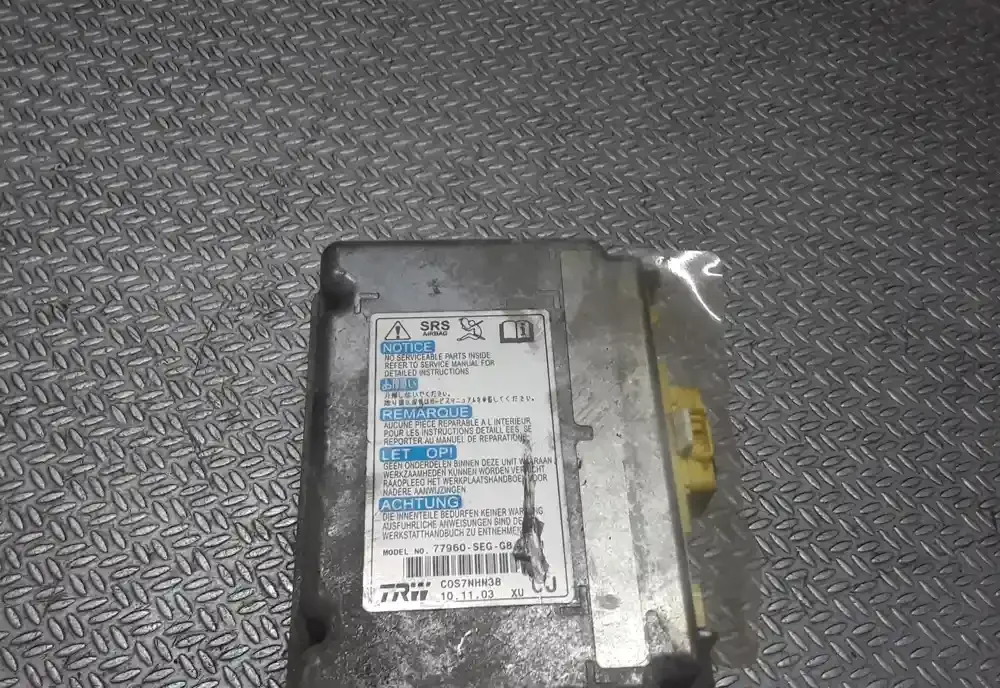 77960SEGG8 блок управління airbag (srs) Honda Accord 2005