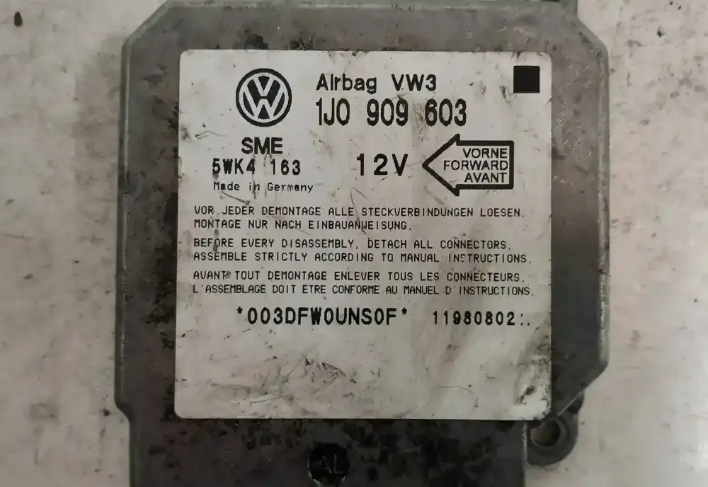 11980802 блок управління airbag (srs) Ford Galaxy 1997