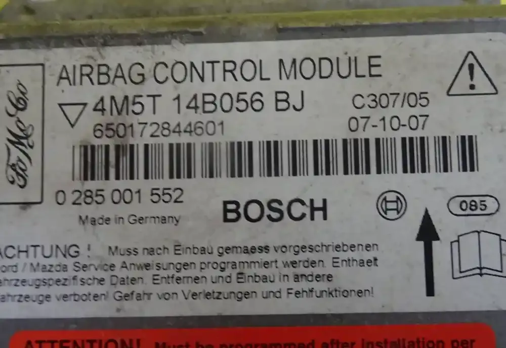650172844601 блок управления AirBag (SRS) Ford Focus 2008
