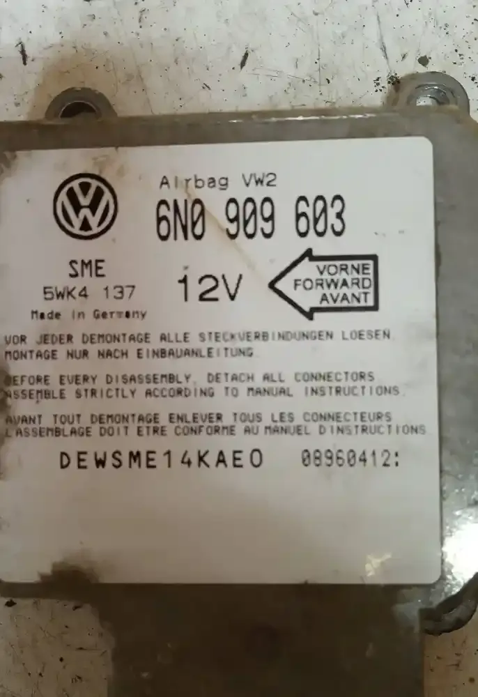 08960412 блок управления AirBag (SRS) Ford Galaxy 1999
