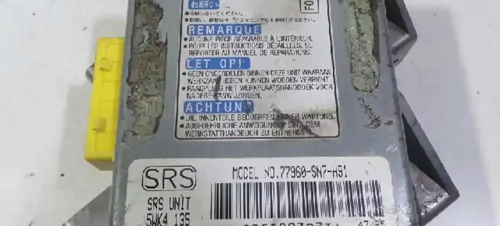 CZFI003P7T блок управління airbag (srs) Honda Accord 1993