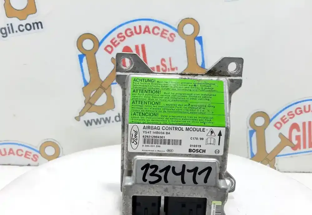 131411 блок управління airbag (srs) Ford Focus 1998