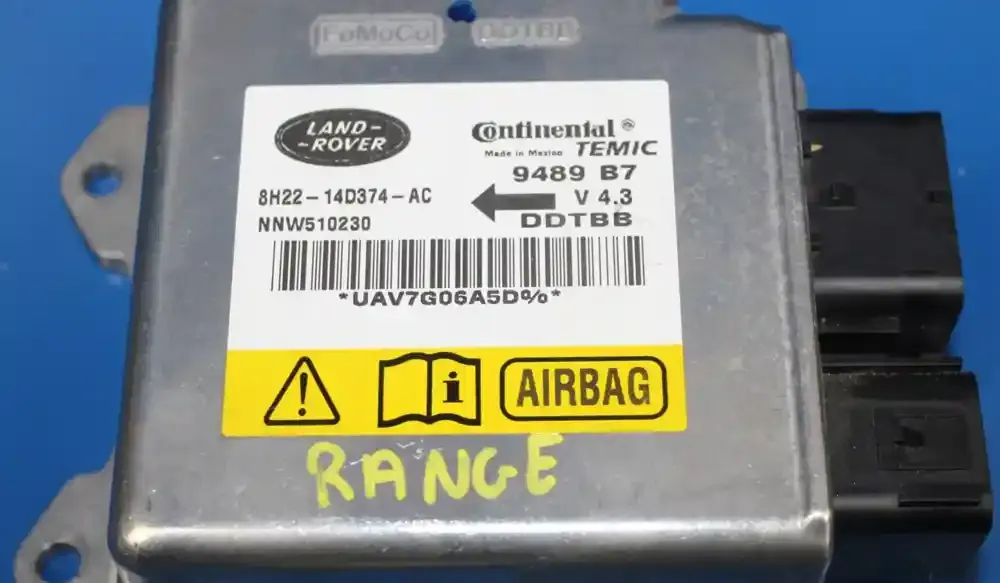 8H2214D374 блок управління airbag (srs) Land Rover Range Rover Sport L320 2008