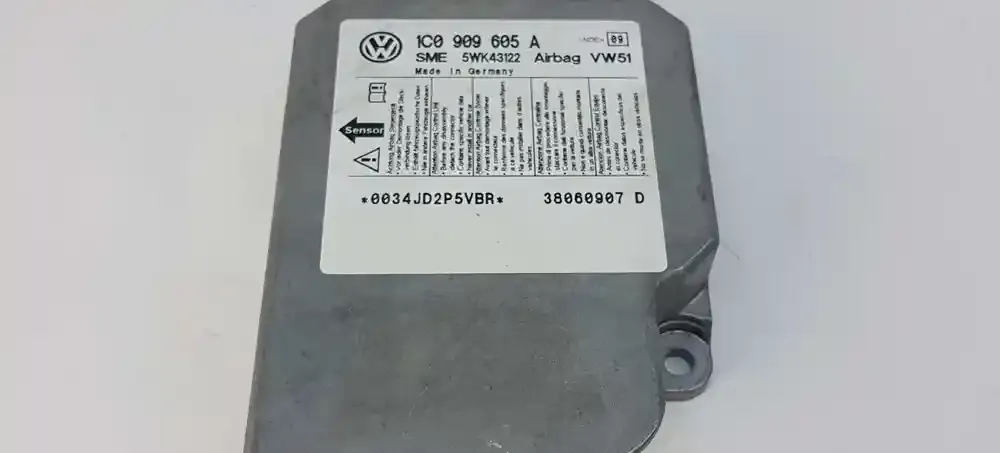 1C0909605A03C блок управления AirBag (SRS) Volkswagen Transporter - Caravelle T5 2006