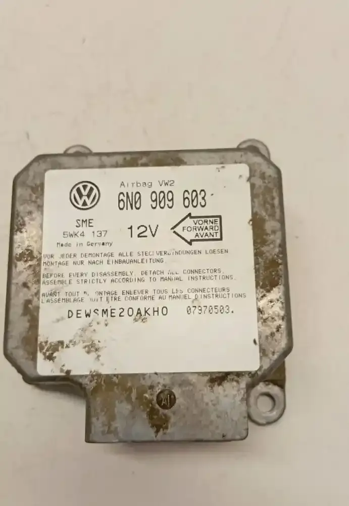 07970503 блок управління airbag (srs) Volkswagen Transporter - Caravelle T4 1998
