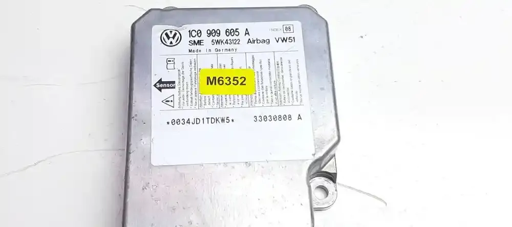 M6352 блок управління airbag (srs) Volkswagen Transporter - Caravelle T5 2005
