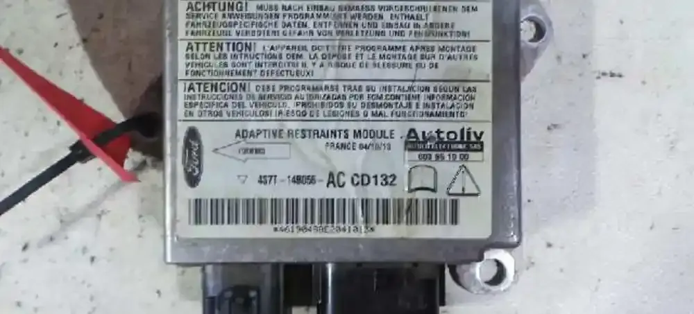 46190488E2041013 блок управления AirBag (SRS) Ford Mondeo Mk III 2000