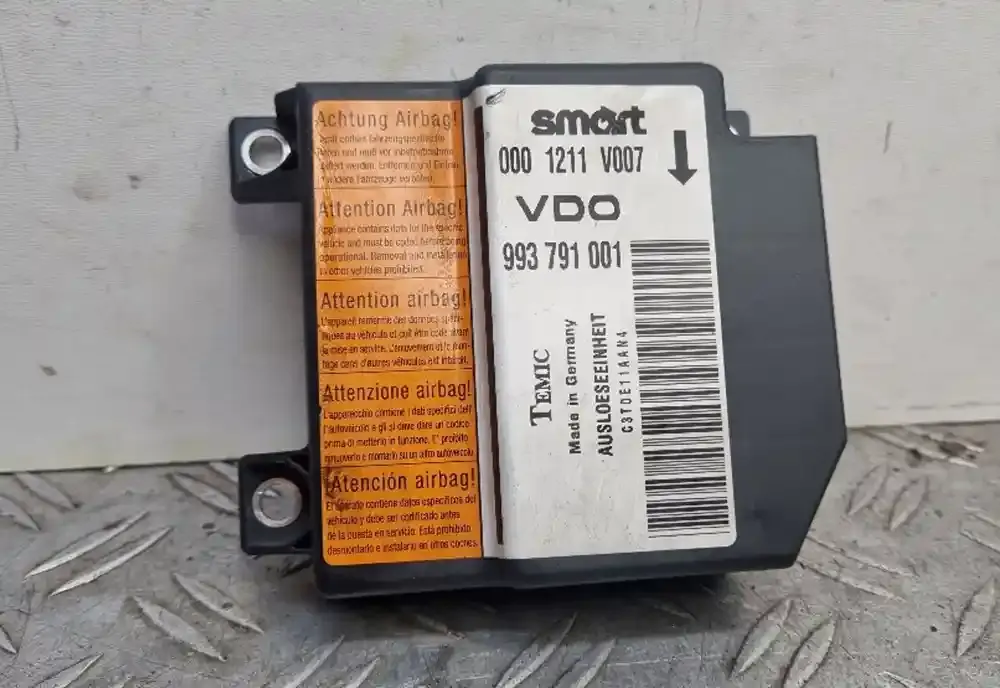 0001211V007 блок управления AirBag (SRS) Smart ForTwo I 2001