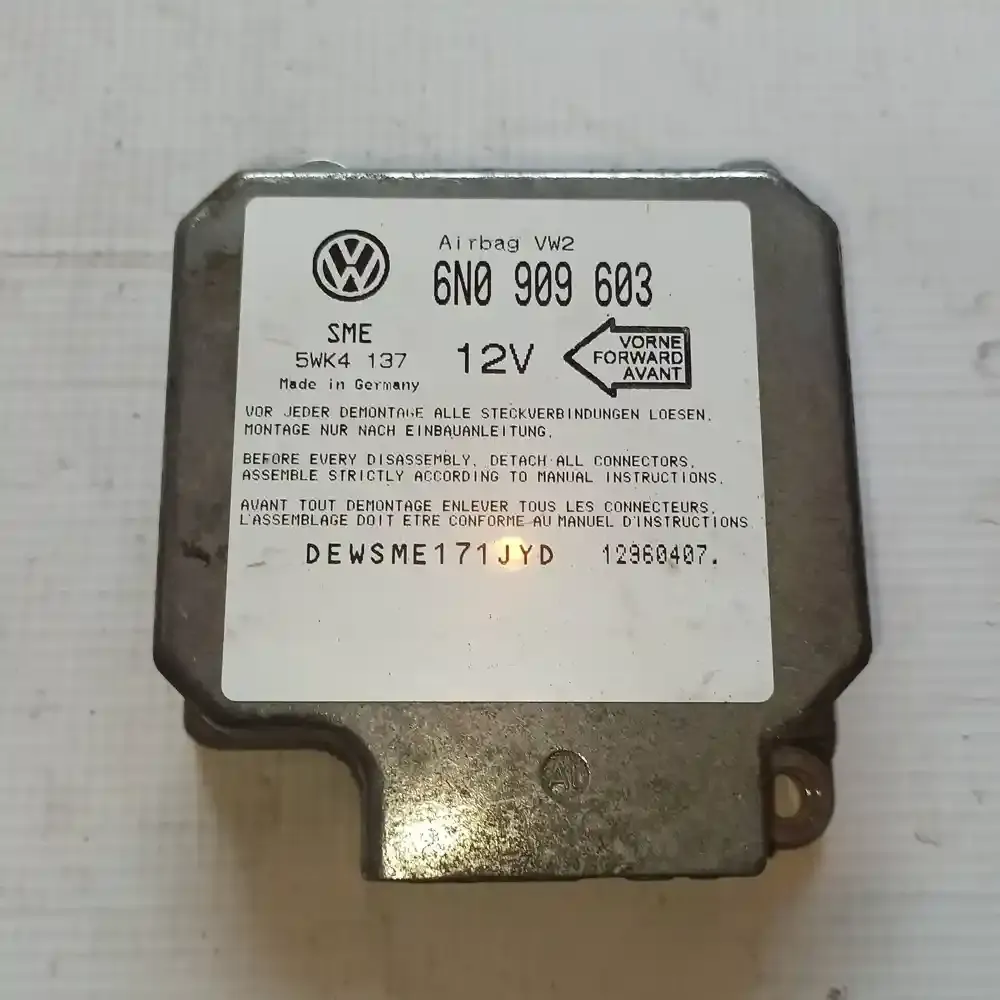 12960407 блок управління airbag (srs) Volkswagen Transporter - Caravelle T4 2001