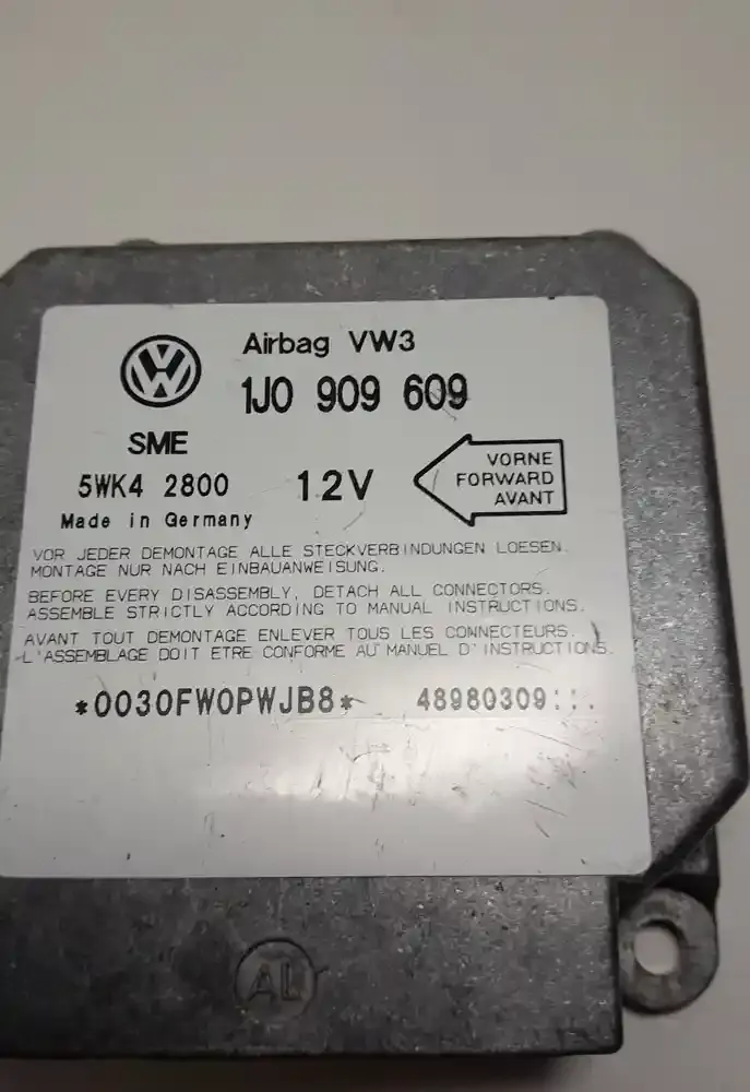 48980309 блок управления AirBag (SRS) Volkswagen Bora 2003