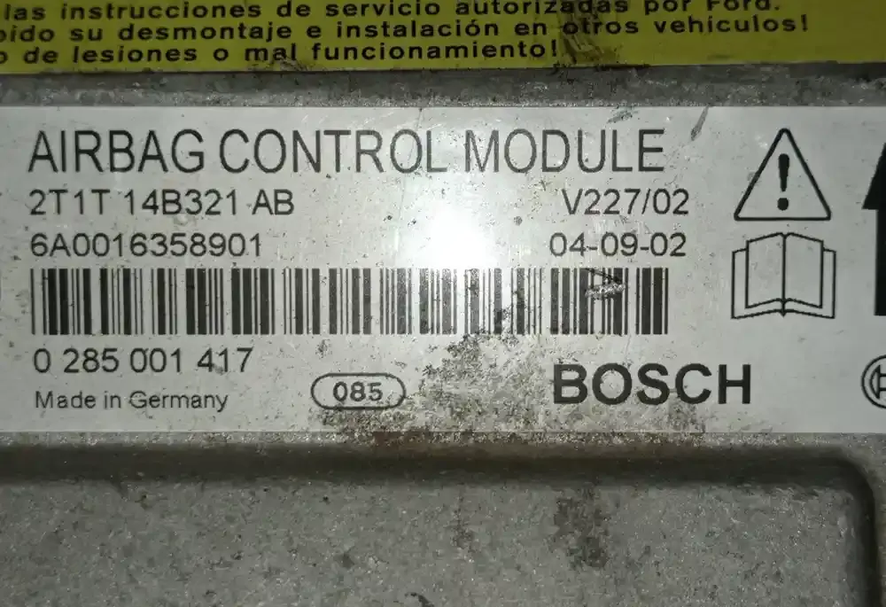 6A0016358901 блок управління airbag (srs) Ford Transit 2005