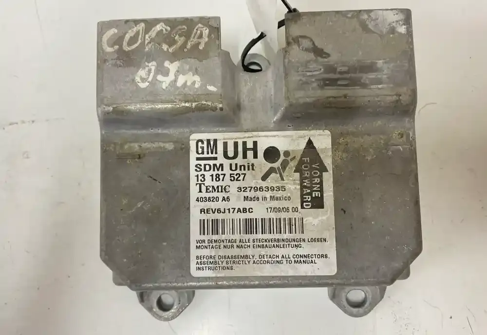 403820A6 блок управління airbag (srs) Opel Corsa D 2007