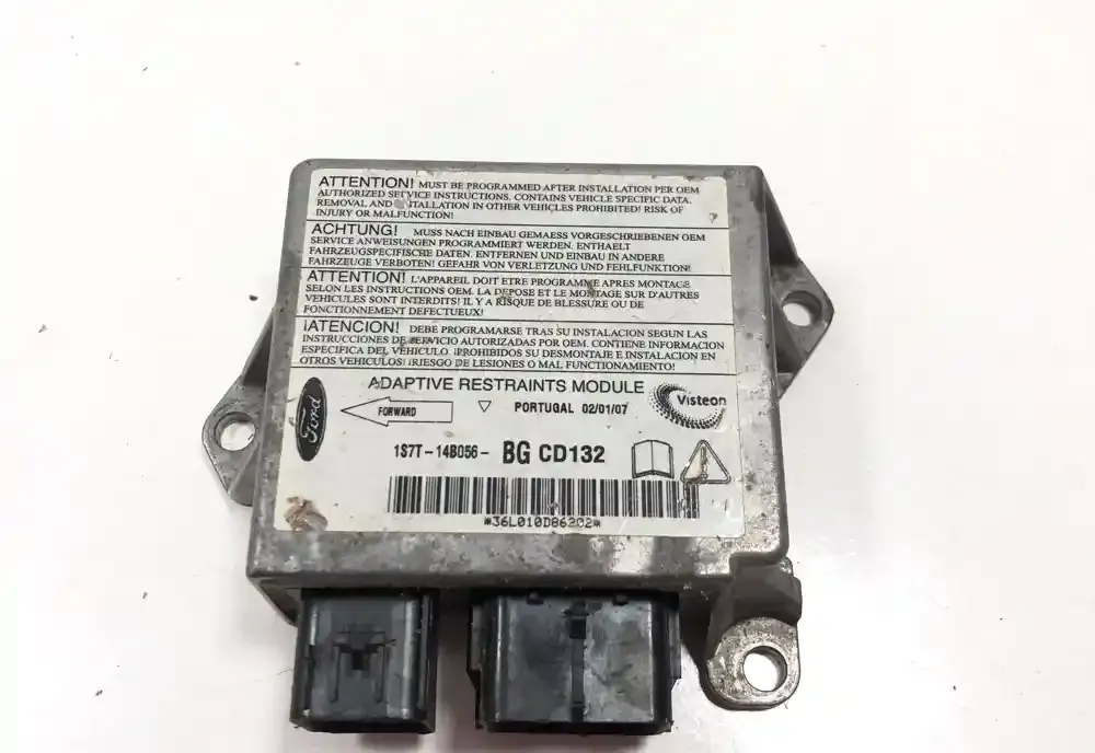 36L010D86202 блок управління airbag (srs) Ford Mondeo Mk III 2002