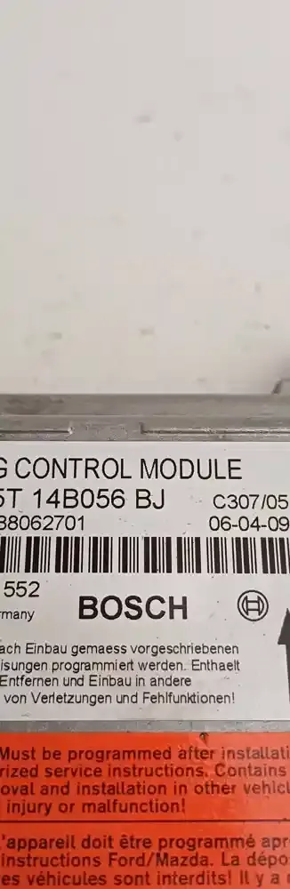 450088062701 блок управління airbag (srs) Ford Focus 2006
