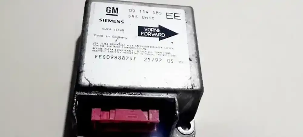 EES0988875F блок управління airbag (srs) Opel Corsa B 1997