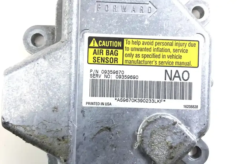 09357051 блок управления AirBag (SRS) Chevrolet Trans Sport 1999