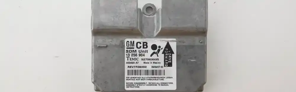403820A7 блок управління airbag (srs) Opel Corsa D 2007