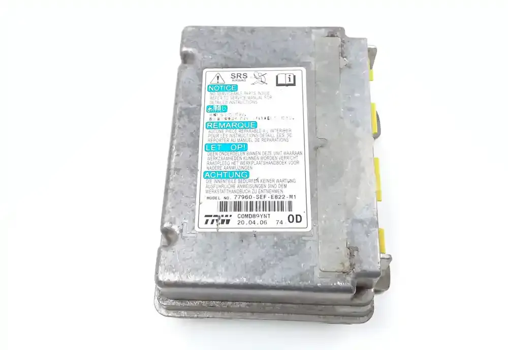 77960SEFE822 блок управління airbag (srs) Honda Accord 2007