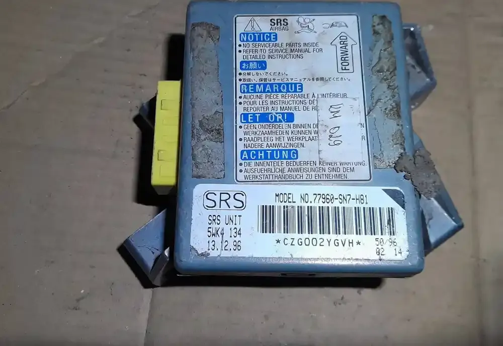 CZG002YGVH блок управління airbag (srs) Honda Accord 1998