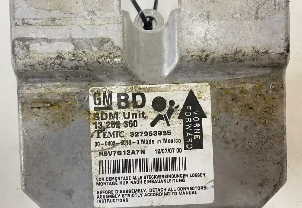 00040250180 блок управління airbag (srs) Opel Corsa D 2007