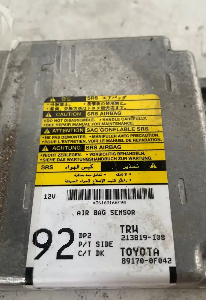 36160166F9 блок управления AirBag (SRS) Toyota Corolla Verso AR10 2006