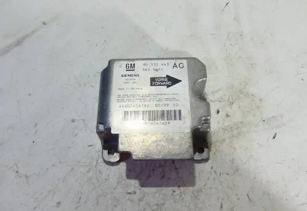 905324435WK4189 блок управління airbag (srs) Opel Corsa B 1997