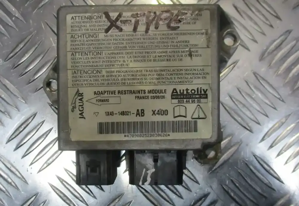 1X4314B321AB блок управління airbag (srs) Jaguar X-Type