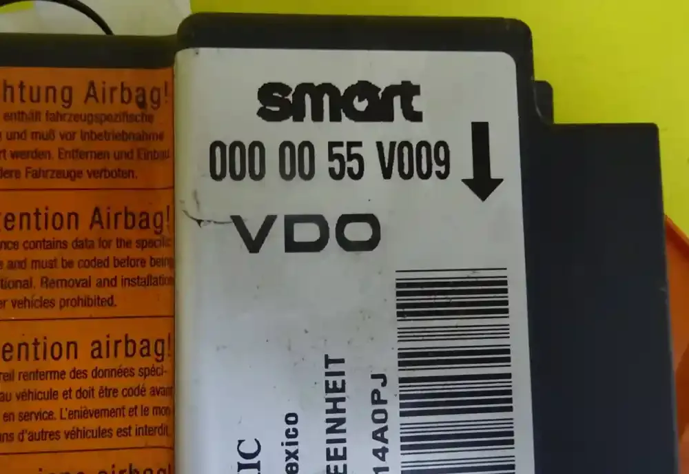 0000055V009 блок управління airbag (srs) Smart ForTwo I 2000