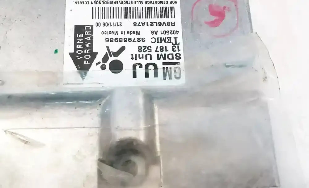 402501A8 блок управления AirBag (SRS) Opel Corsa D 2006