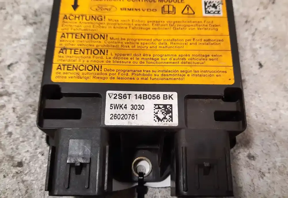 26020761 блок управління airbag (srs) Ford Fiesta 2003