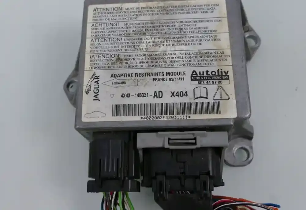 4X4314B321AD блок управління airbag (srs) Jaguar X-Type 2004