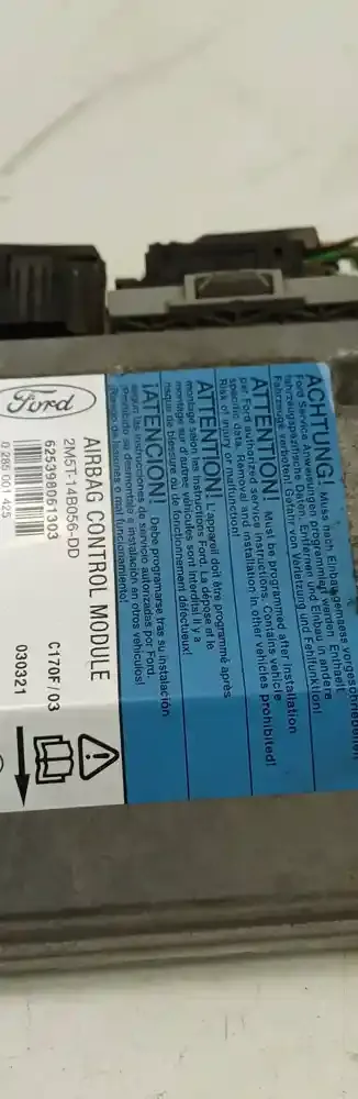 625398061303 блок управління airbag (srs) Ford Focus 1998