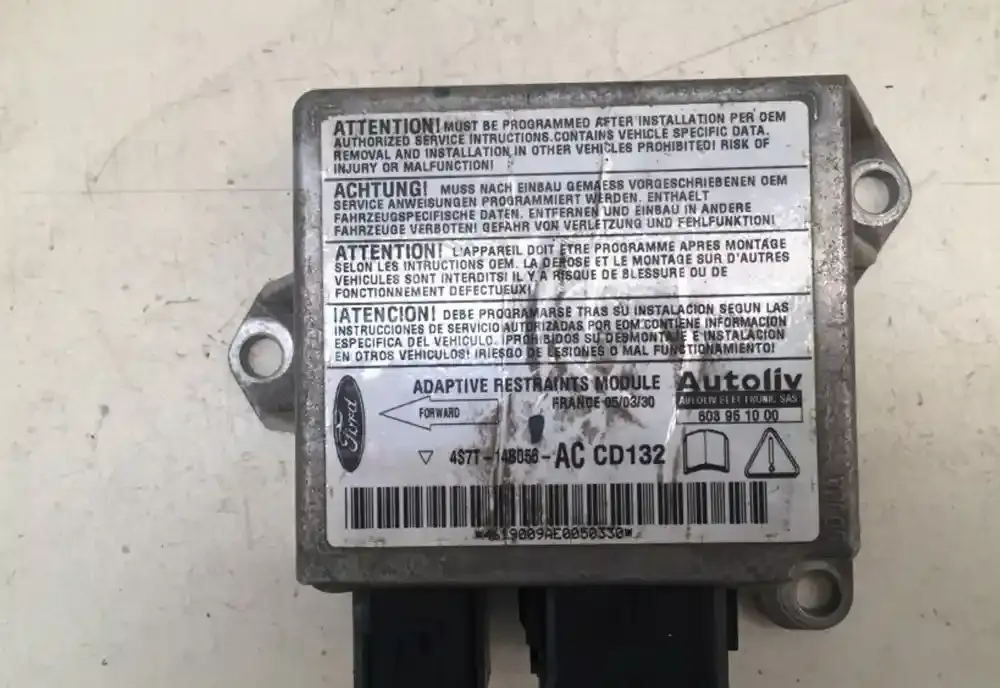 4S7T14B056AC блок управління airbag (srs) Ford Mondeo MK IV 2009