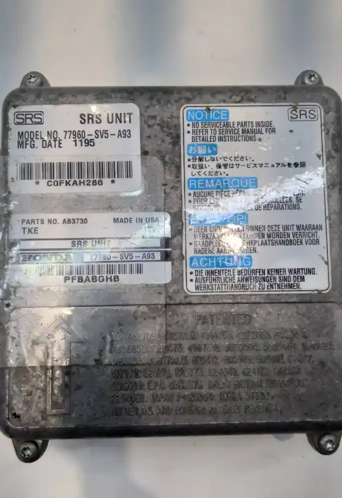 C0FKAH286 блок управления AirBag (SRS) Honda Accord 1996