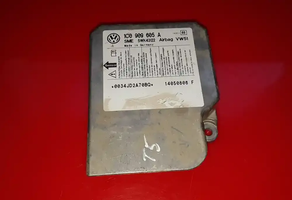 14050806F блок управління airbag (srs) Volkswagen Transporter - Caravelle T5 2007