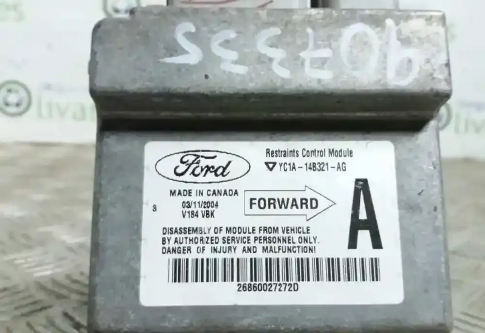 26860027272D блок управління airbag (srs) Ford Transit - Tourneo Connect 2008