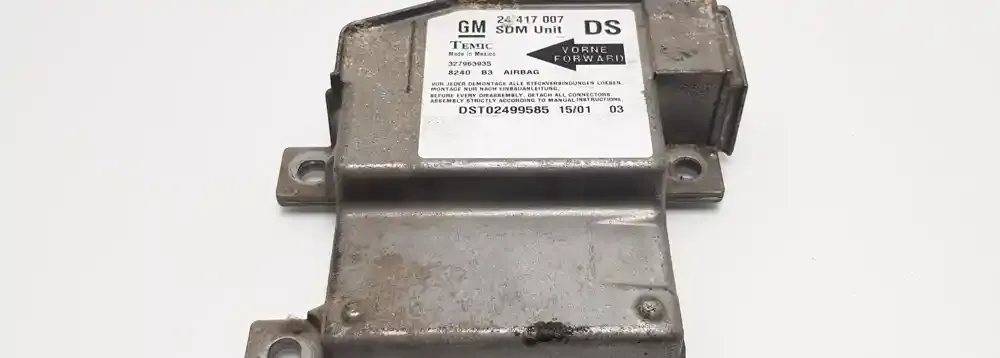 DST02499585 блок управління airbag (srs) Opel Corsa C 2000